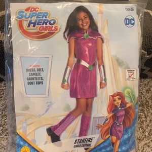 New Starfire girl’s costume, size Medium